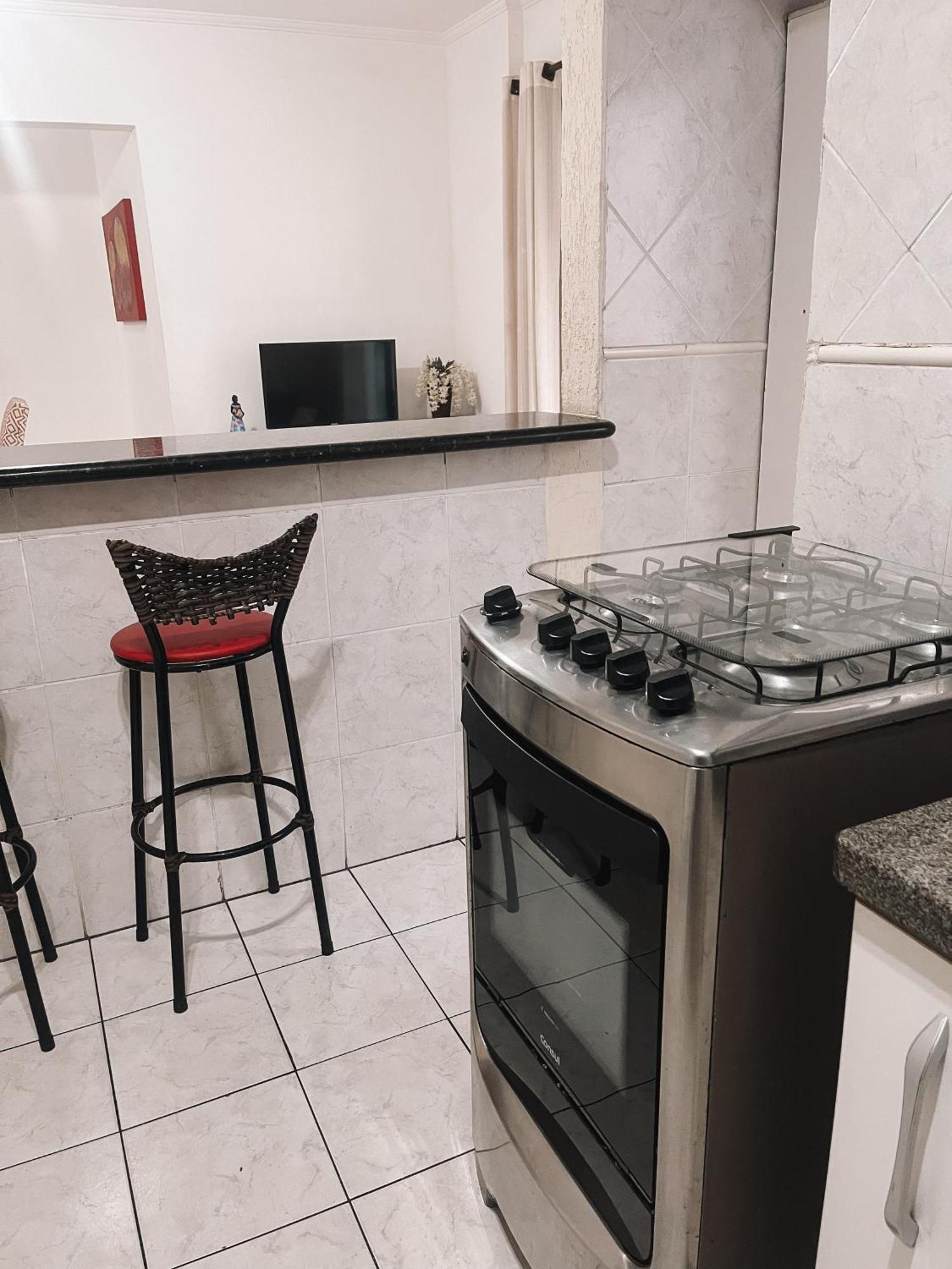 Apartamento Vila Tupy - Ar Condicionado - Praia Grande Dış mekan fotoğraf